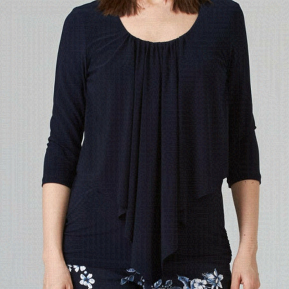 NWT - Joseph Ribkoff - 3/4 sleeve Length Shirt - Size 8 - Picture 1 of 8